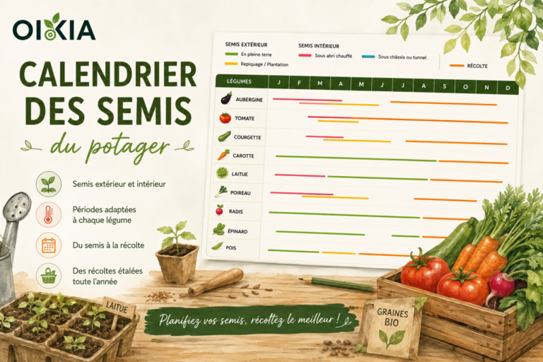 Calendrier des semis du potager