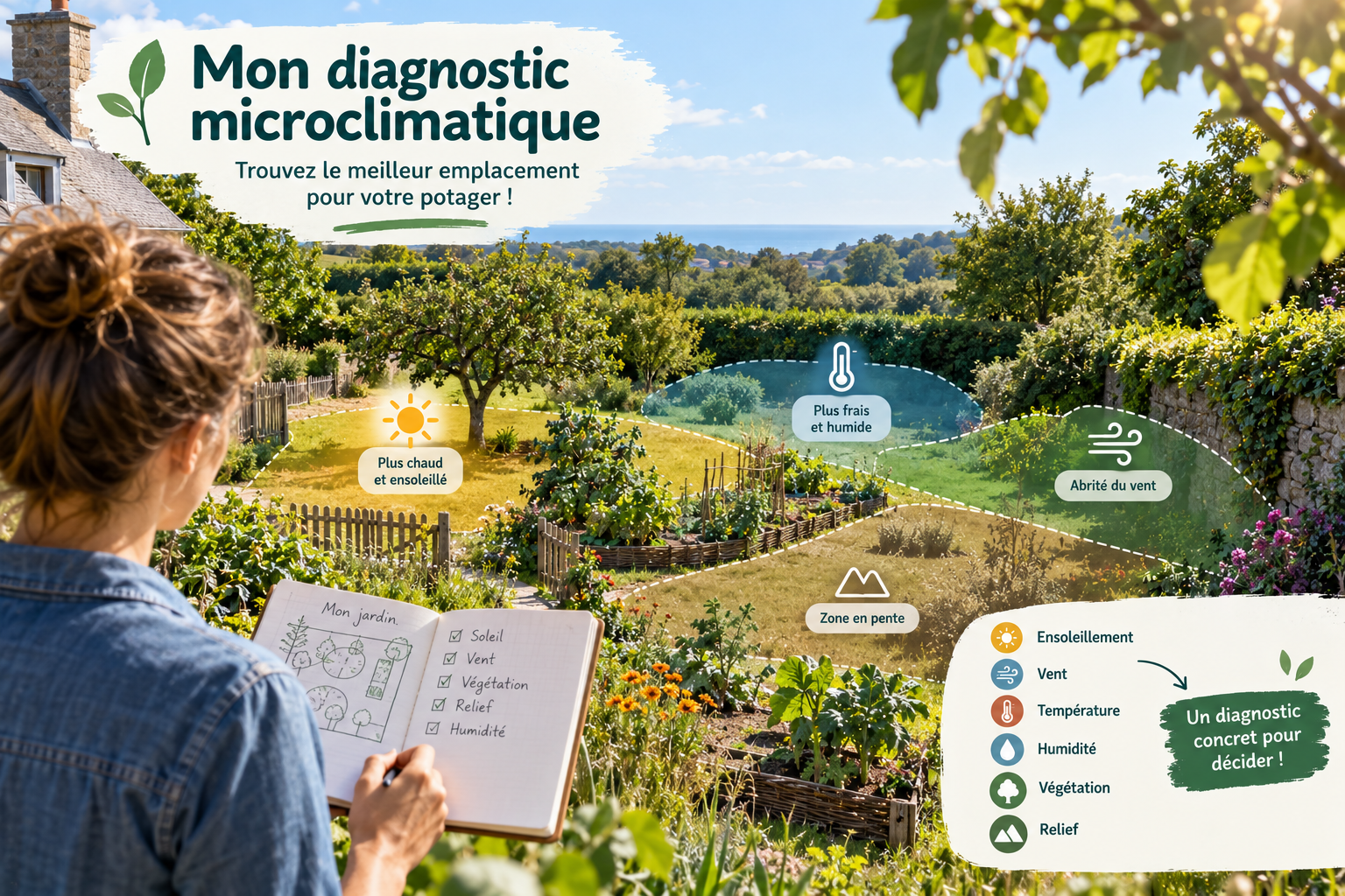 Simulateur : identification des microclimats du terrain