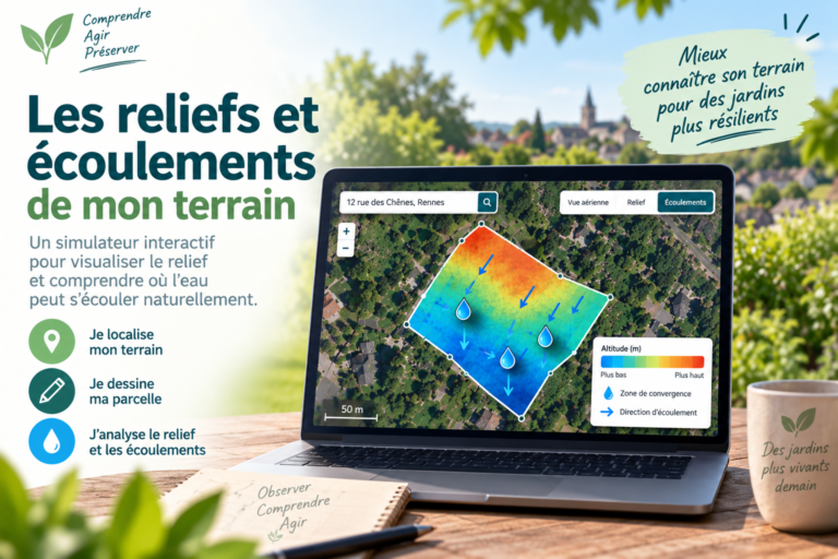 Simulateur : identification des reliefs et de l&rsquo;écoulement de l&rsquo;eau